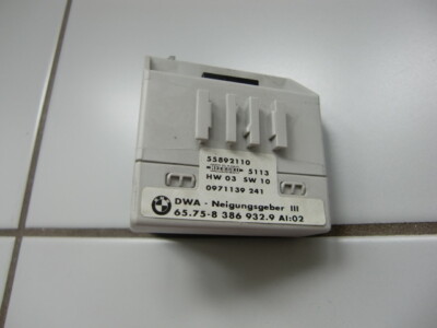 BMW E39 525D DWA- Neigungsgeber Alarm 6575 8386 932 mit Halter