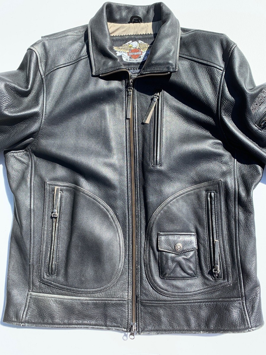 ライダースジャケット HARLEY DAVIDSON / PANHEAD WANDERER Harley Davidson Men's PANHEAD WANDERER Leather Jacket Large 97034