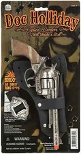 Doc Holliday Cap Gun Replica Diecast Western Pistol Revolver Cowboy Prop Toy Set