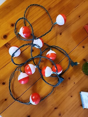 10 Fishing Bobber String Of Lights Electric