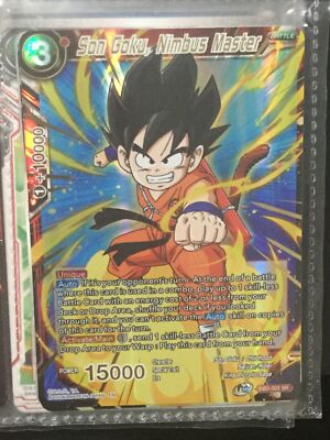 Son Goku, Nimbus Master Gold Foil Stamped DB3-003 SR NM | eBay