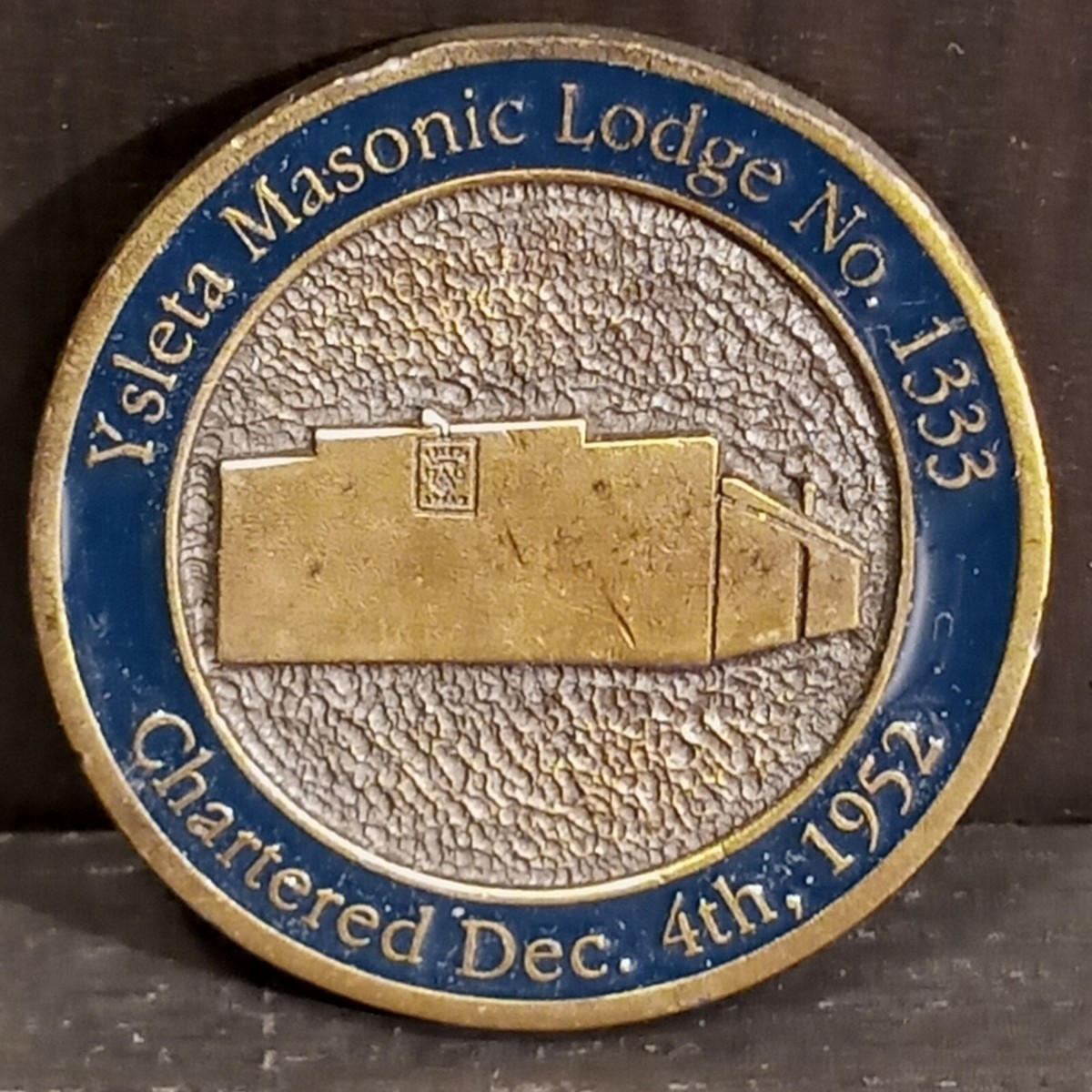 ▪️50’s【FREE MASONRY】ACCSESSORIES Vintage Masonic Coin 50 Years Freemasonry Commemorative John