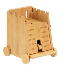 Belagerungsturm Rammbock Drewart Ritterburg Burg Holzspielzeug Kinderspielzeug