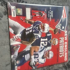 New England Patriots 2017 Wall Calendar NFL NFLPA Turner Licensing New Sealed