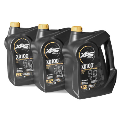 Original XPS Evinrude E-TEC XD100 Marine-Motoröl mit Direkteinspritzung (3,785 l) x 3