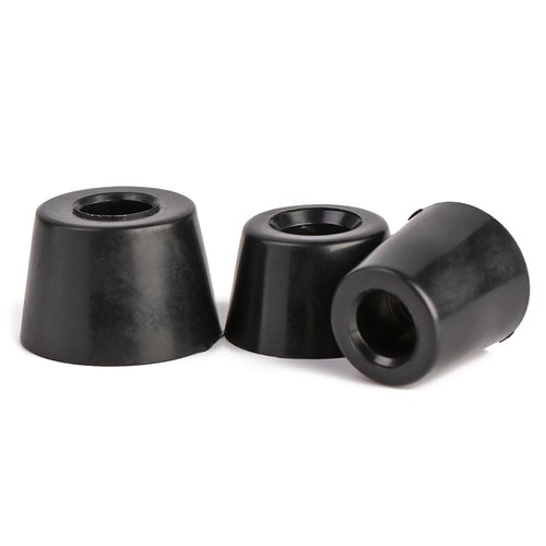 10 pcs Furniture Slip Feet Black Speaker Bed Table Box Tapered Rubber Protection - Picture 10 of 36