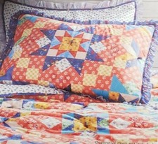 The Pioneer Woman Starlight Patchwork King 2 Piece Quilt Shams Set - Pillow Case