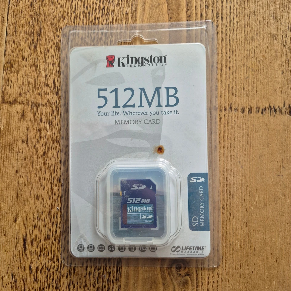 512 MB SD Memory Card from Kingston Technology Sealed - Image 2 of 3