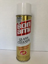 Vintage BON AMI Glass Cleaner NOS Rare Faultless Starch Movie Prop 15 Oz FULL