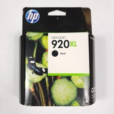 NEW Genuine HP 920XL Black Ink Cartridge CD975AN OEM Sealed Exp. 2013