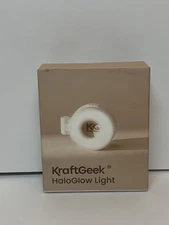 KraftGeek HaloGlow Magnetic Phone Light, Black, Magsafe Light Tool Creators Vlog
