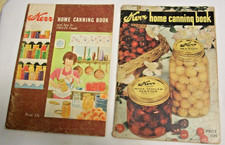 2 - Vintage - 1941 & 1971 - KERR HOME CANNING Books