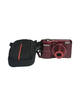 Nikon COOLPIX L28 20.1MP Compact Digital Camera Red With Case Tested Working