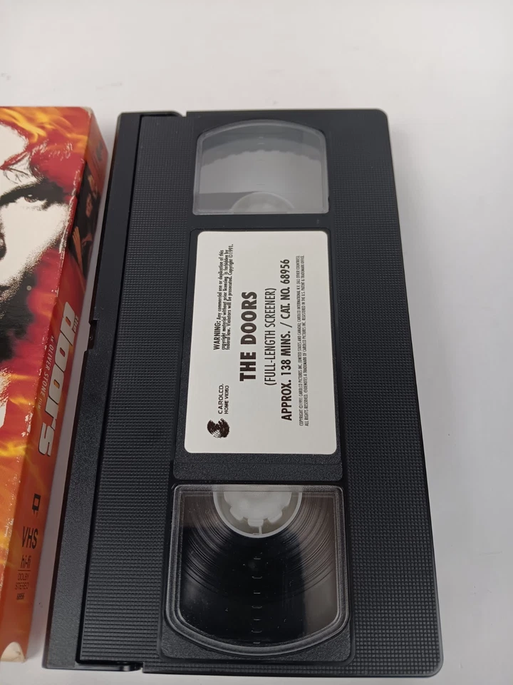 The Doors An Oliver Stone Film Movie VHS Tape Promo Screener Copy - Image 4 of 4
