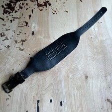 Altus Black Heavy Weight Lifting Belt Vintage 90s Black Medium 28-34