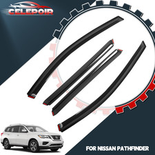 For Nissan Pathfinder 2013-2021 In-channel Window Visor Sun Rain Wind Deflector For Nissan Pathfinder 2013-2021 In-channel Window Visor Sun Rain Wind Deflector
