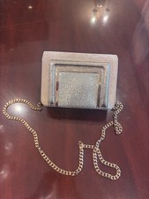 Jimmy Choo Glitter Suede Clutch or Crossbody