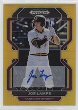 2022 Panini Prizm Draft Picks Gold Prizm Auto 7/10 Joe Lampe #PDP92 Auto c2a