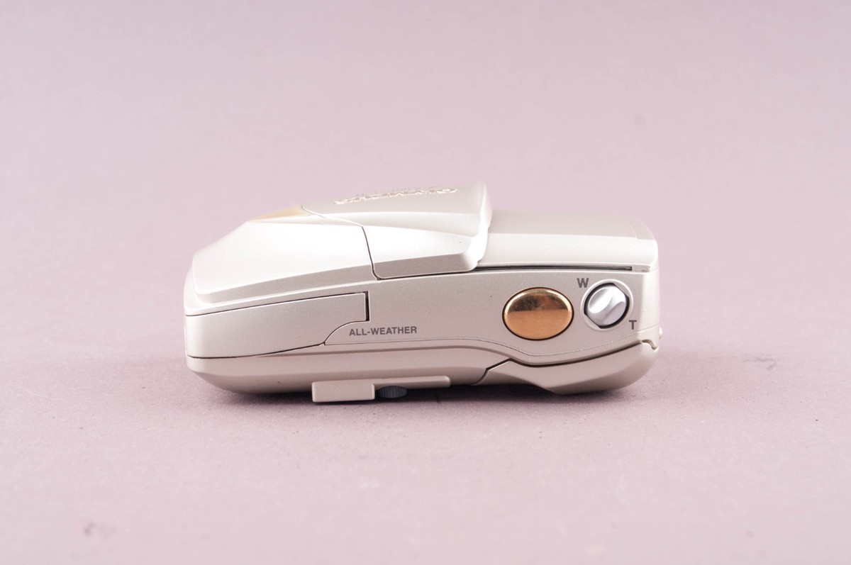 Olympus Mju II Zoom 115 Quartz Date 35mm Point & Shoot Film Camera