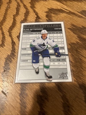 2023-24 Upper Deck Series 1 - Stat Box Fillers Elias Pettersson #SB-6