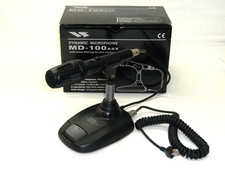 Microfono desktop dinamico Yaesu MD-100A8X funzionante F/S