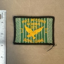 Vintage 1971 Mike McKenna Memorial Dunedin Scotch Bowl Patch (#170)