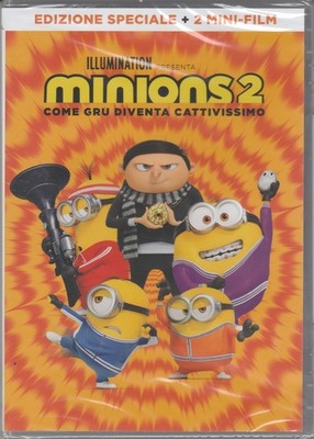 DVD MINIONS 2 WIE KRAN WIRD BÖSE + 2 MINI FILME neu versiegelt 2022
