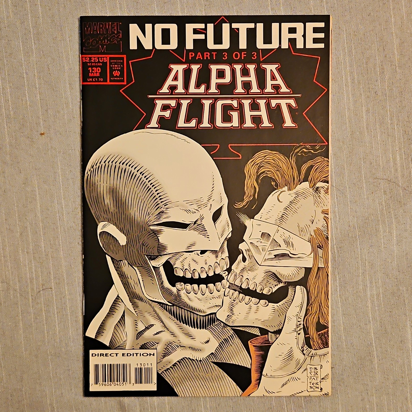 Marvel Comics Alpha Flight #130 No Future Direct Edition (1993)