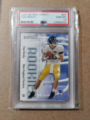 2000 Skybox Impact Tom Brady RC  PSA 10 #27
