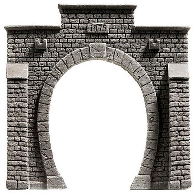 Noch 58051 Tunnelportal 1 Gleisig Profi-Plus Handkoloriert HO NEU