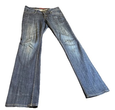 QS by s.Oliver Catie Jeans W36 L32 Dark Wash Bootcut Stretch Denim Womens