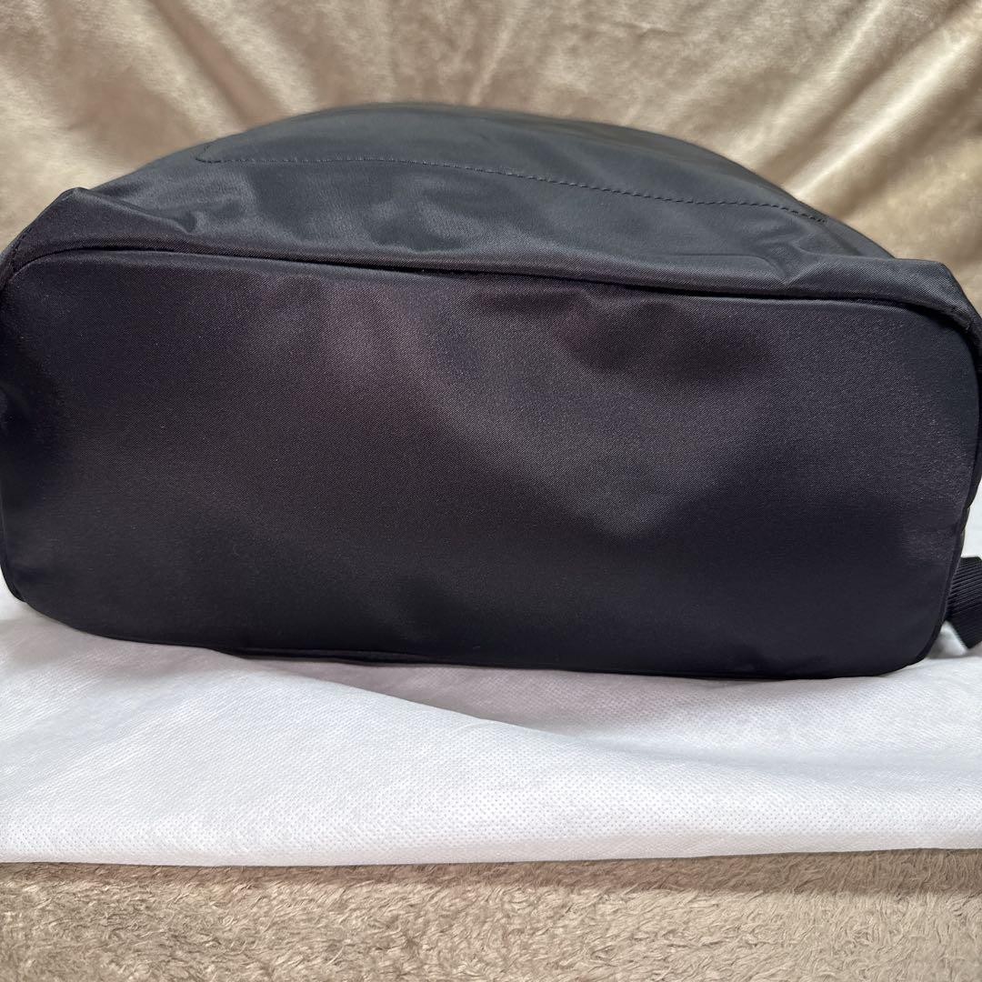 agnes b nylon backpack A4 compatible double zippe… - image 4