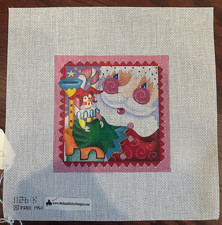 Melissa Shirley Santa Square Handpainted Need...