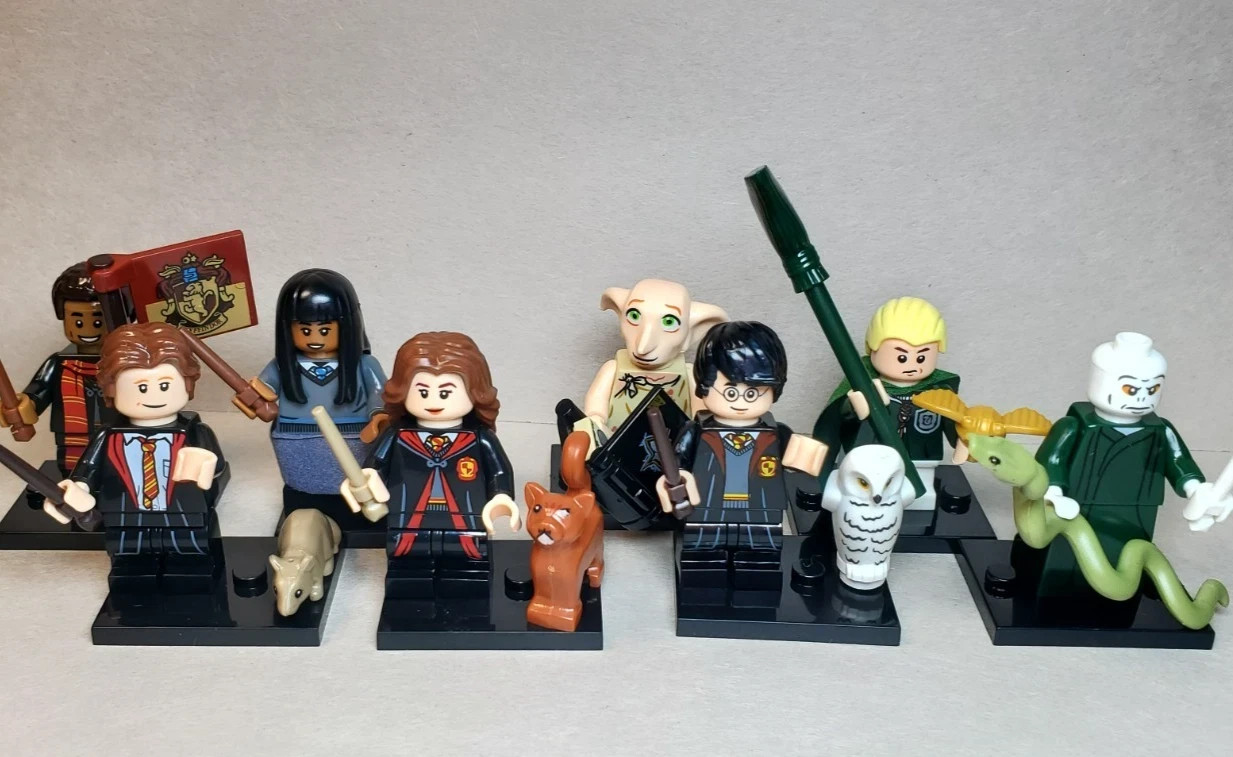 Custom Lego Harry Potter Hogwarts VS. Voldemort Minifigures 8 Pack