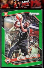 Rayah Marshall Rookie 2025 Panini Prizm WNBA Green Prizms #47 Connecticut Sun