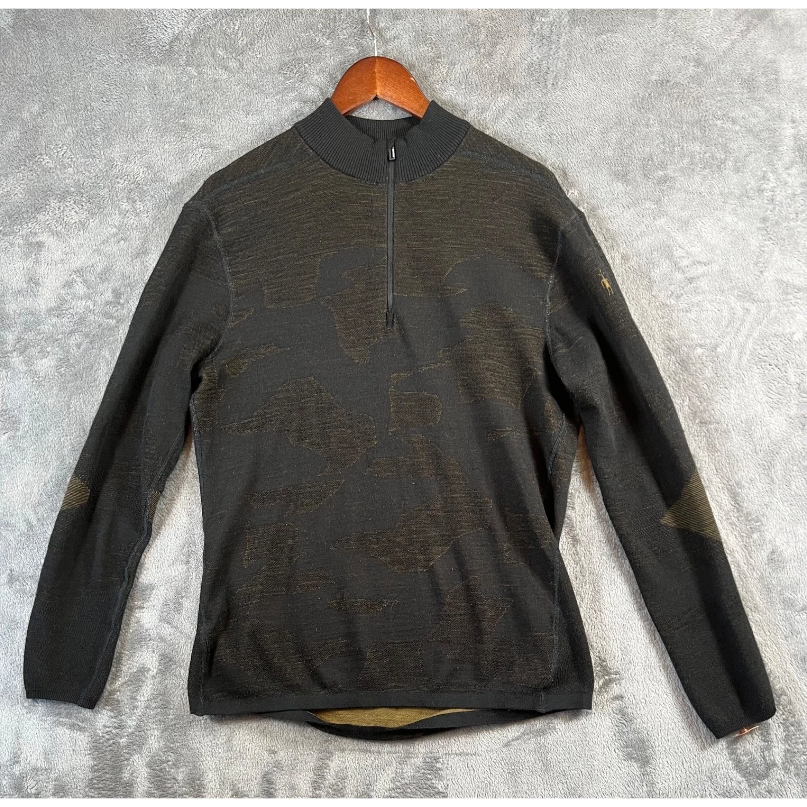 SMARTWOOL Merino Base Layer Mens Large Intraknit Thermal Mock Neck 1/4 Zip Top
Opens in a new window
