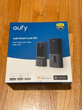 Eufy Smart Lock E31 Fingerprint Wifi Matter Apple Home T85f0j11 Open Box Eufy Smart Lock E31 Fingerprint Wifi Matter Apple Home T85f0j11 Open Box