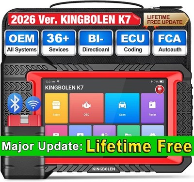 2026 Newest KINGBOLEN K7 BT PRO Bidirectional Car OBD2 Diagnostic Scanner Tool