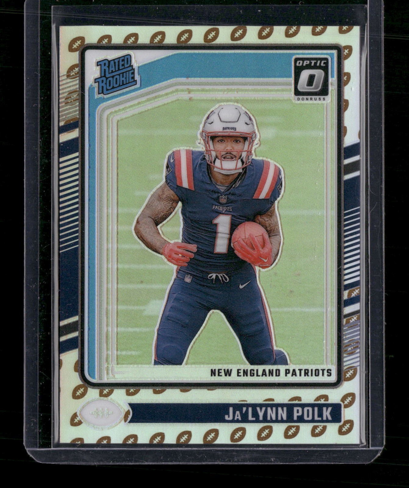 2024 Donruss Optic #240 Ja'Lynn Polk Footballs Rated Rookie 03/16 BG