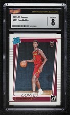 2021-22 Panini Donruss Rated Rookie Evan Mobley #225 CSG 8 z7j