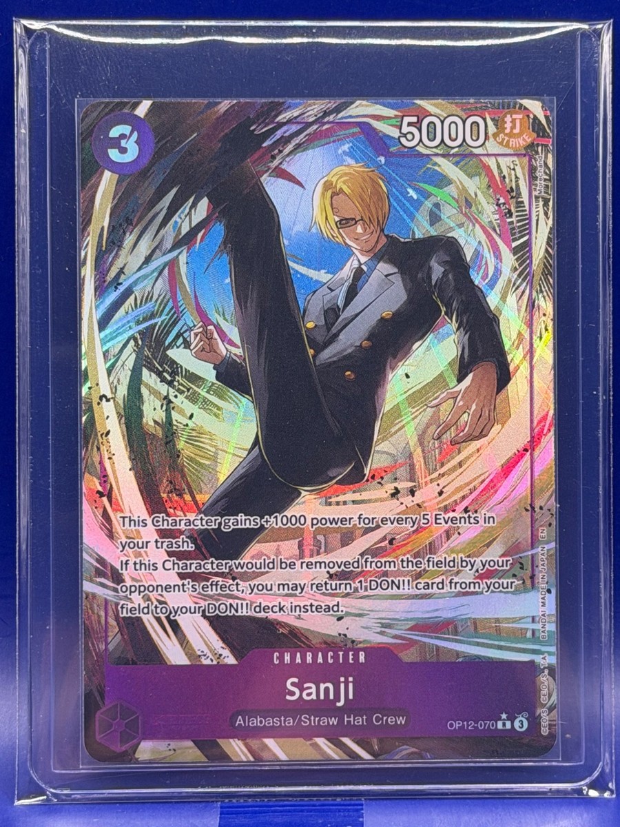 Sanji OP12-070 R Alternate Art Legacy of the Master One Piece TCG