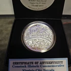 Comstock Virginia City Nevada Commemorative Rare Coin 1 Troy Oz .999 Fine Silver