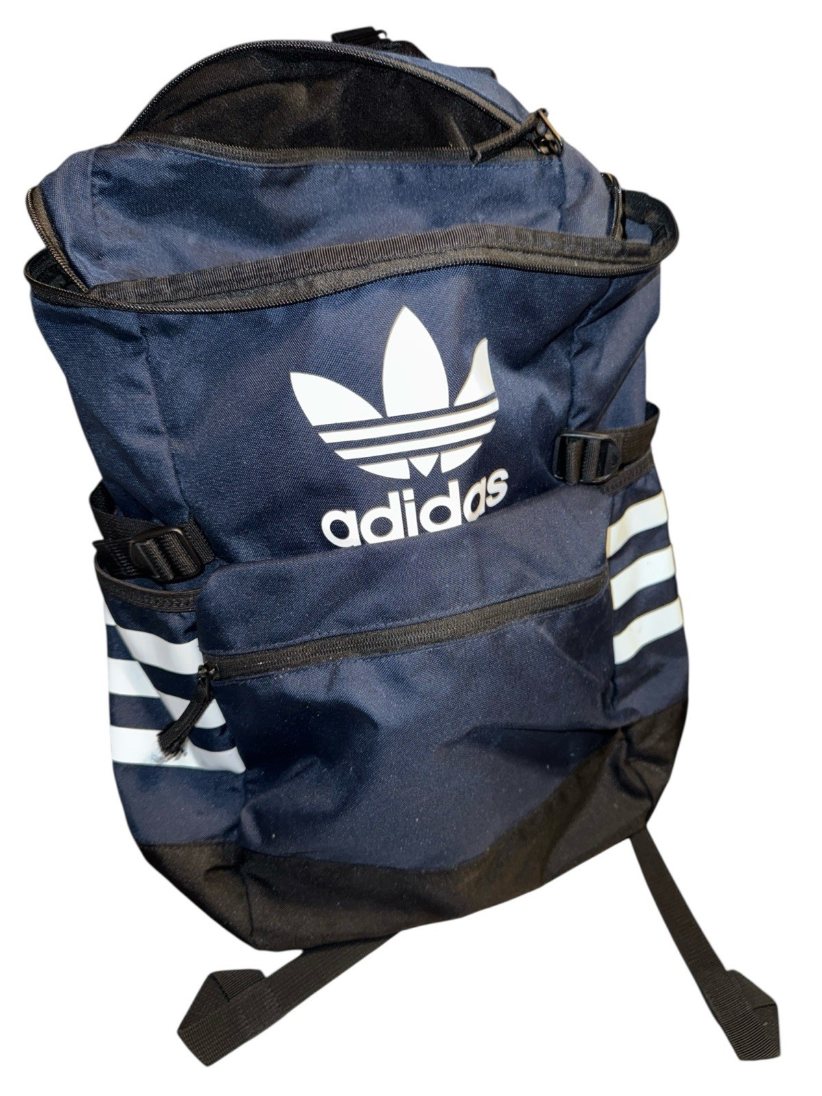 Adidas Original Classic Zip Top Backpack Laptop 3… - image 4