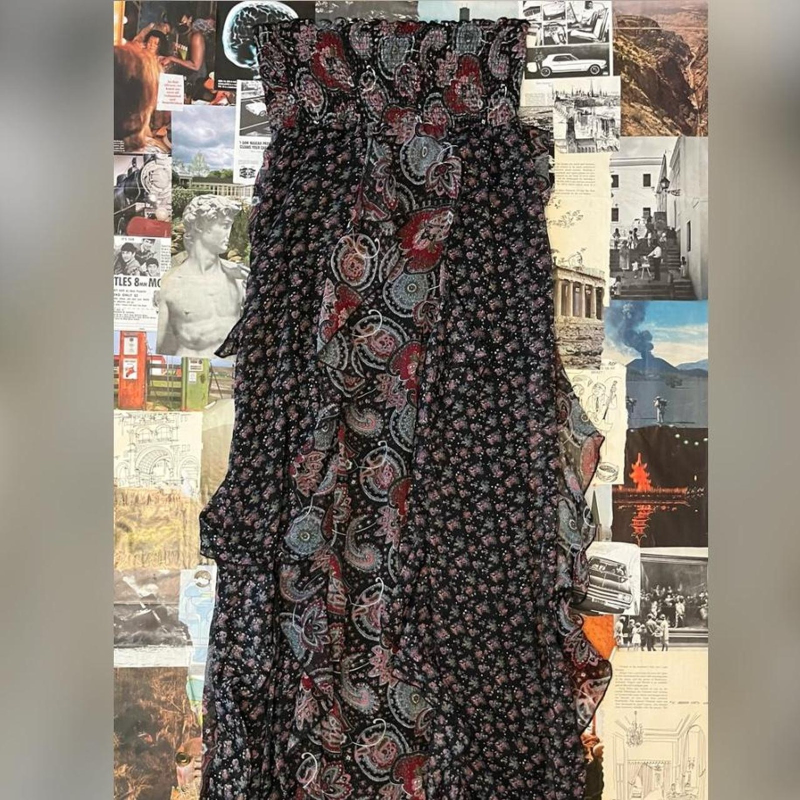 Cute ruffled fairy maxi dress