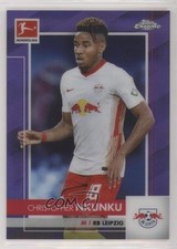 2020 Topps Chrome Bundesliga Purple Refractor 124/299 Christopher Nkunku #59 pe8