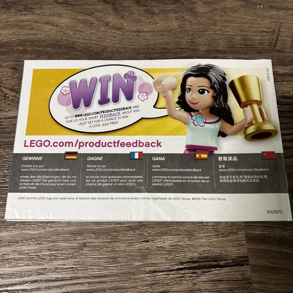 LEGO Elves 41171 Emily Jones & Baby Wind Dragon - INSTRUCTIONS Book Only - Image 2 of 3