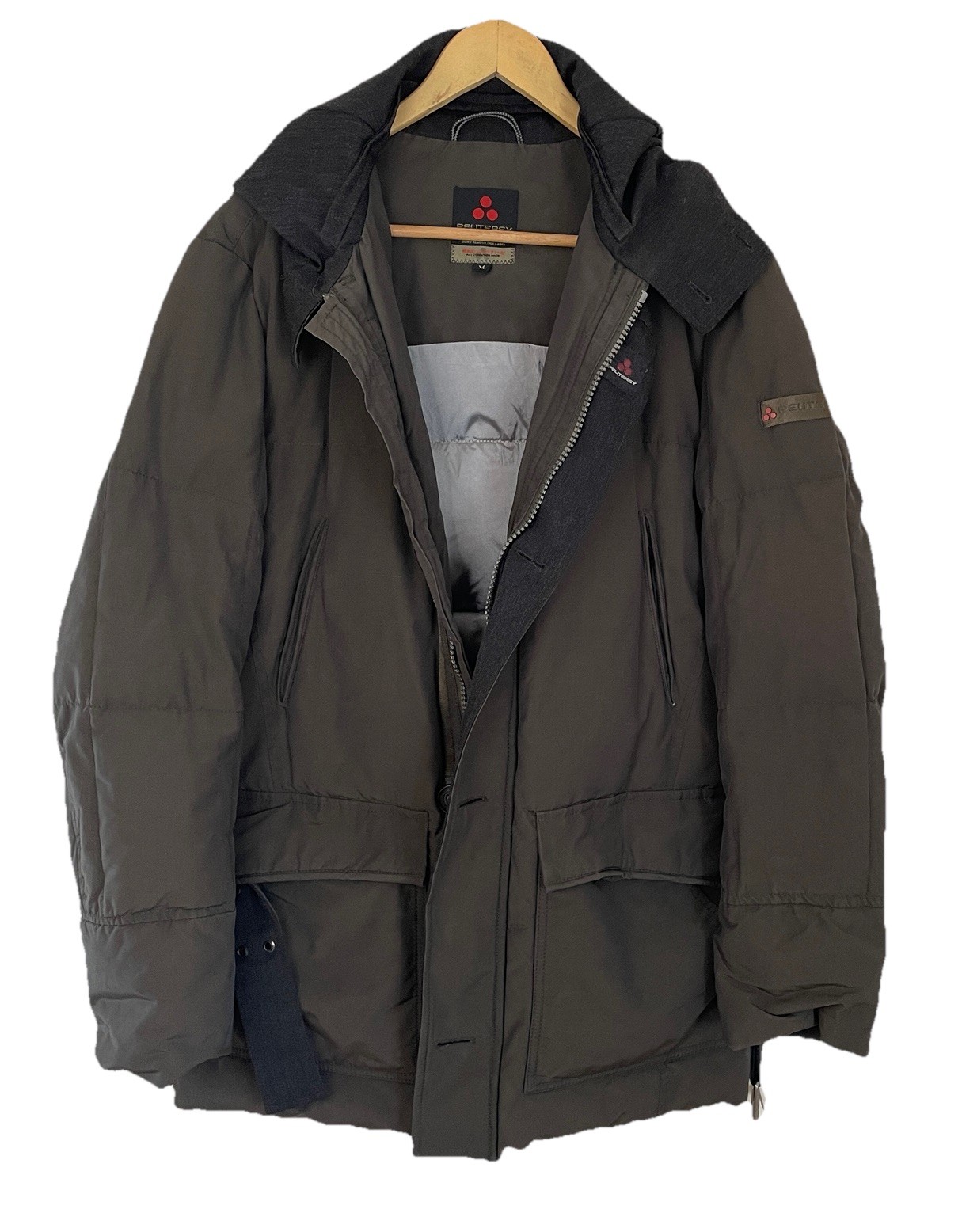 Peuterey Hurricane Goose Down Gray Jacket Parka H… - image 9