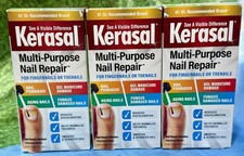 3 Kerasal Multi-Purpose Nail Repair Solution for Fingernails  Toenails 13mL