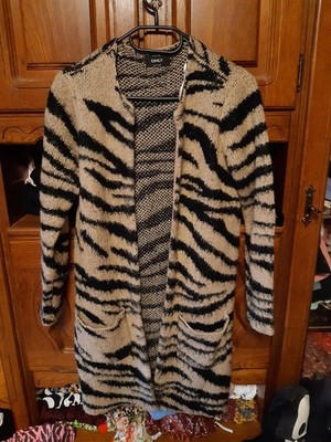 Emo Zebra scene Cardigan Jacke xs s Only