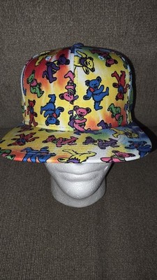 Grateful Dead Dancing Teddy Bears Baseball Hat Snapback Vintage Look New 2022
